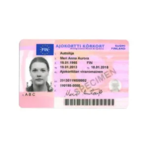 Finnish drivers license for sale online